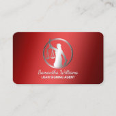 Beruflicher Notar Visitenkarte (Vorderseite)