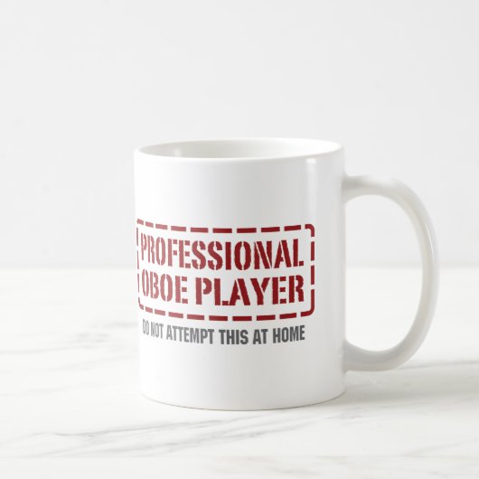 Beruflicher Oboe Spieler Kaffeetasse (Rechts)