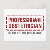 Beruflicher Obstmacher Postkarte (Vorderseite)