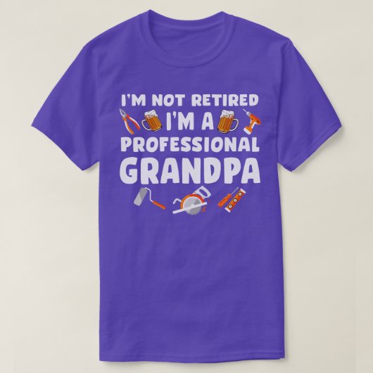 Beruflicher Opa T-Shirt (Design vorne)