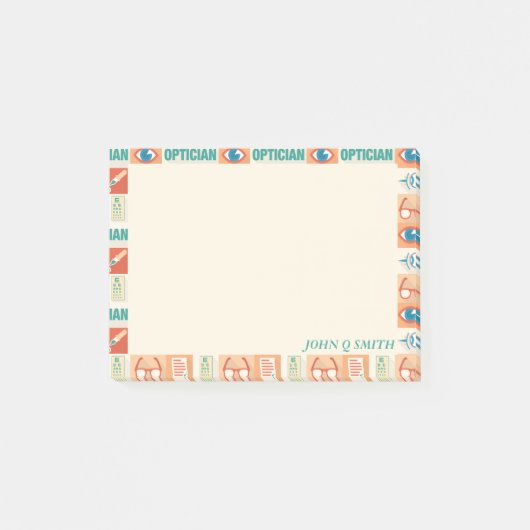 Beruflicher Optimierer ・ Post-it Klebezettel (Vorderseite)