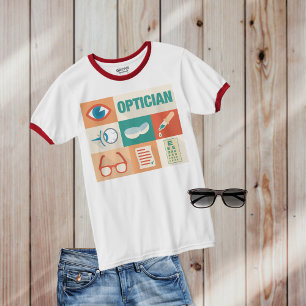 Beruflicher Optimiker Iconic entwickelt T-Shirt