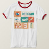 Beruflicher Optimiker Iconic entwickelt T-Shirt (Design vorne)