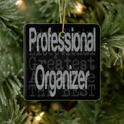 Beruflicher Organisator Keramikornament (Baum)