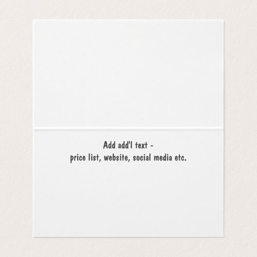 Beruflicher Organizer - benutzerdefinierten QR-Cod Visitenkarten (Innenseite Aufgefaltet)