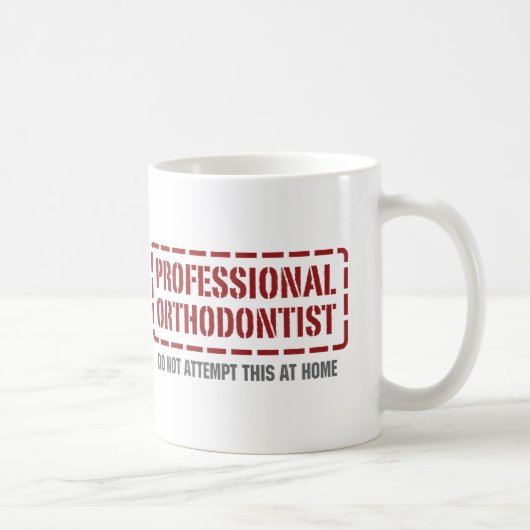 Beruflicher Orthodontist Kaffeetasse (Rechts)