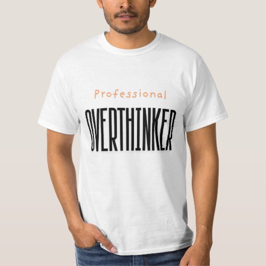 "Beruflicher Overthinker" T - Shirt von Männern (Vorderseite)