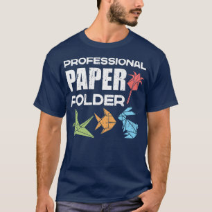 Beruflicher Papierordner Origami Master Japanisch T-Shirt
