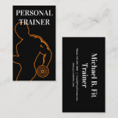 Beruflicher Personal Fitness Trainer Visitenkarte (Vorne/Hinten)
