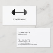 Beruflicher Personal Fitness Trainer Visitenkarte (Vorne/Hinten)