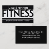 Beruflicher persönlicher visitenkarte (Vorne/Hinten)