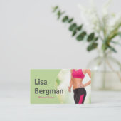 Beruflicher persönlicher visitenkarte (Stehend Vorderseite)