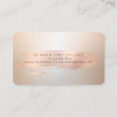 Beruflicher Pinselstrich, Cupcake, Süßigkeiten gra Visitenkarte (Rückseite)