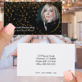 Beruflicher Planer für Black Gold - kundenspezifis Visitenkarte