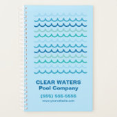 Beruflicher Pool-Service Planer (Vorderseite)