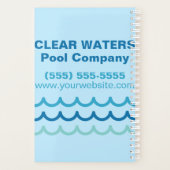 Beruflicher Pool-Service Planer (Rückseite)