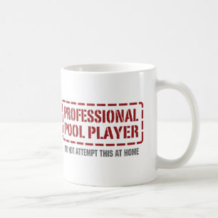 Beruflicher Pool-Spieler Kaffeetasse