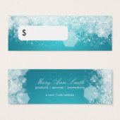 Beruflicher Preis-Tag Sparkling Night Blue (Vorne & Hinten)