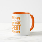 Beruflicher Problemlöser. Kaffeetrinker Tasse (VorderseiteRechts)