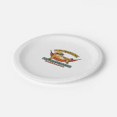 Beruflicher Procrastinator Sloth Retro T - Shirt C Pappteller (Schrägansicht)