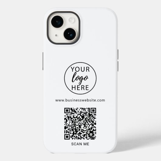 Beruflicher QR-Code Case-Mate iPhone Hülle (Rückseite)