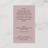 Beruflicher QR-Code Einfach reales Anwesen-Foto Bu Visitenkarte (Rückseite)