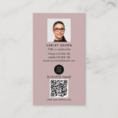 Beruflicher QR-Code Einfach reales Anwesen-Foto Bu Visitenkarte (Vorderseite)