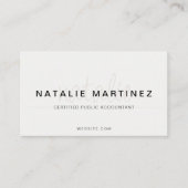 Beruflicher QR-Code Elegantes Trendy-Script Cool Visitenkarte (Vorderseite)