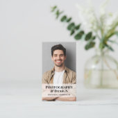 Beruflicher QR-Code Foto Social Media Visitenkarte (Stehend Vorderseite)