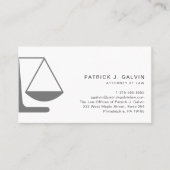 Beruflicher QR-Code für den Minimalanwalt Visitenkarte (Vorderseite)