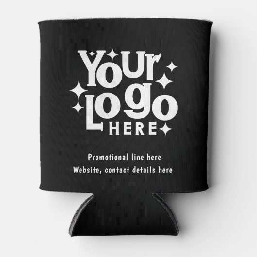 Beruflicher QR-Code für Firmenlogos Dosenkühler (Vorderseite)