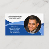 Beruflicher QR-Code für Foto Sicherheit Visitenkarte (Vorderseite)