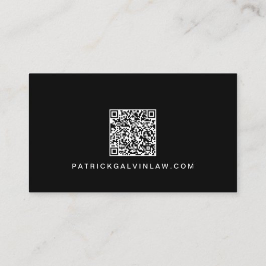 Beruflicher QR-Code für Foto Visitenkarte (Rückseite)