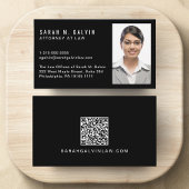 Beruflicher QR-Code für Foto Visitenkarte