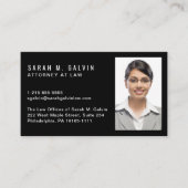 Beruflicher QR-Code für Foto Visitenkarte (Vorderseite)