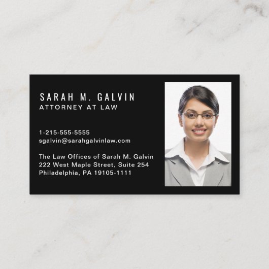 Beruflicher QR-Code für Foto Visitenkarte (Vorderseite)