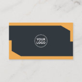 Beruflicher QR-Code für Gold Corporate Visitenkarte (Rückseite)