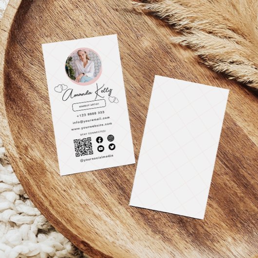 Beruflicher QR-Code für Künstler Visitenkarte