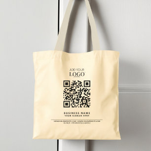 Beruflicher QR-Code für moderne Minimal-Business-L Tragetasche