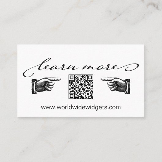 Beruflicher QR-Code für moderne soziale Medien Visitenkarte (Vorderseite)