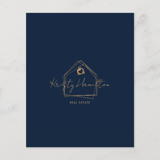 beruflicher QR-Code für modernes Real Anwesen Flyer (Hinten)