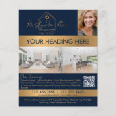 beruflicher QR-Code für modernes Real Anwesen Flyer (Vorne)