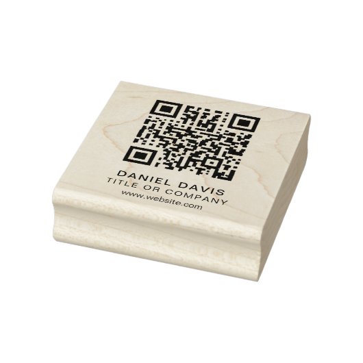 Beruflicher QR-Code für personalisierte Unternehme Gummistempel (Stempel)