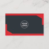 Beruflicher QR-Code für Red Corporate Scannable Visitenkarte (Rückseite)