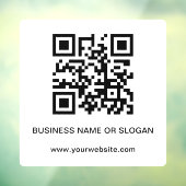 Beruflicher QR-Code für Unternehmen Fensteraufkleber (Blatt 3)
