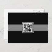 beruflicher QR-Code: Grauband Postkarte (Vorne/Hinten)