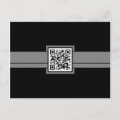 beruflicher QR-Code: Grauband Postkarte (Vorderseite)