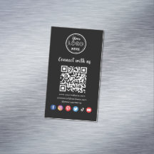 Beruflicher QR-Code in Verbindung mit unseren Soci