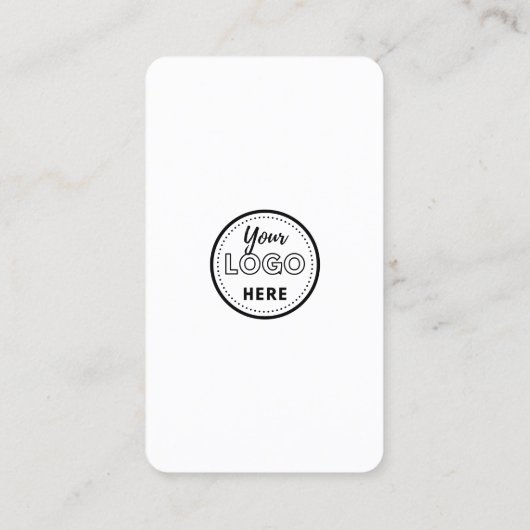 Beruflicher QR-Code in weißrosa Verbindung mit uns Visitenkarte (Rückseite)