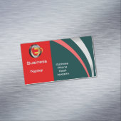 Beruflicher QR-Code Magnetische Visitenkarte (Beispiel)